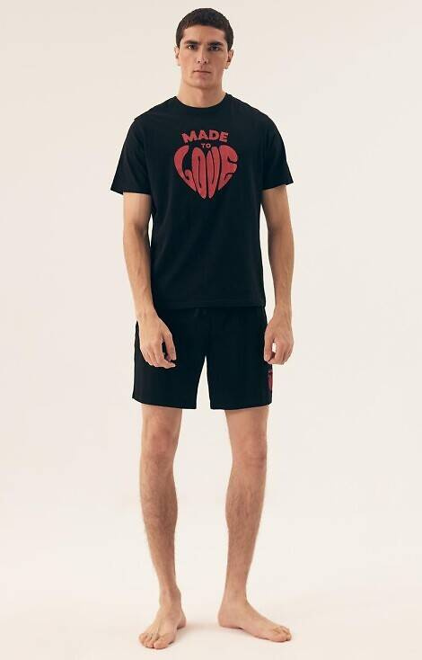 42777 Pijamale pentru bărbați Sierra Core Henderson - negru