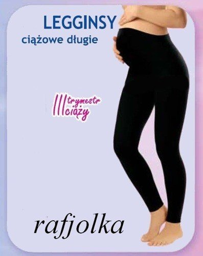 Leggings lungi pentru sarcină Negru Italian Fashion
