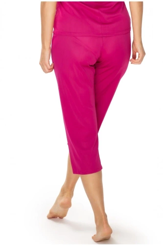 86682 Pantaloni scurti de pijama Larisa 7/8 Seagull fucsia