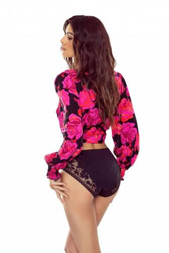5029 Frida Slip dama Lapinee - negru