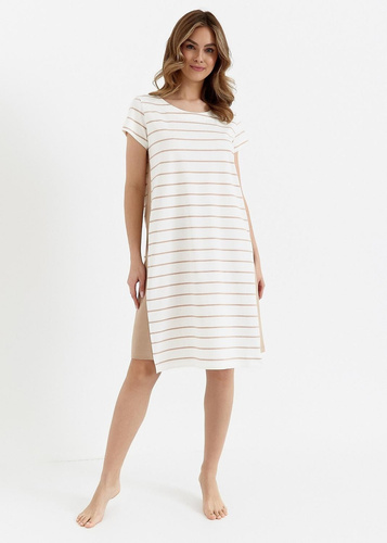 Cămașă de noapte 451 Cana - cappuccino ecru