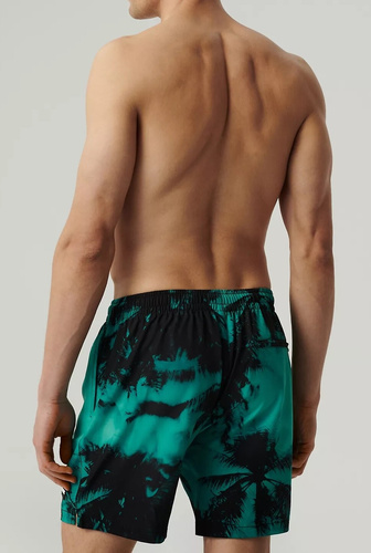 Trunchi de baie pentru bărbați KMB-227 Atlantic - verde negru