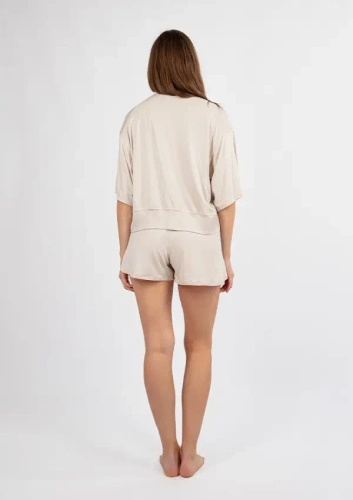 DK-K-B19 Set femei din bambus Dkaren - ecru