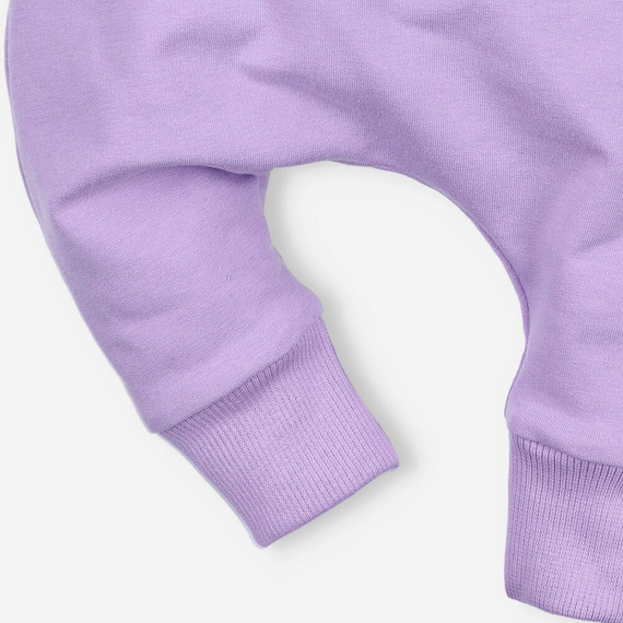 ABN-4518/LIL Pantaloni de trening Nini din bumbac organic, liliac