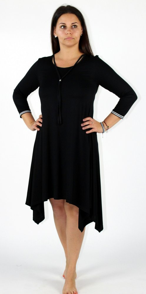 439 Rochie de noapte Nice De Lafense - eleganță feminină și confort în timpul somnului - negru