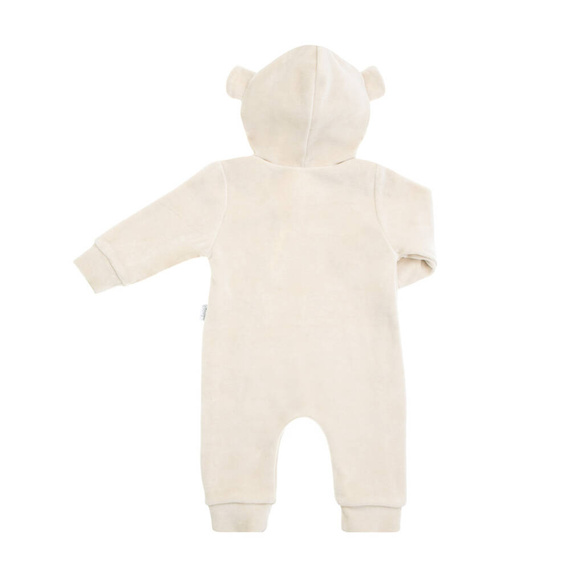 141293 Clovn din catifea cu captuseala Nicol - bej