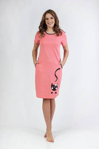 152 Cămașă de noapte Regina - roz