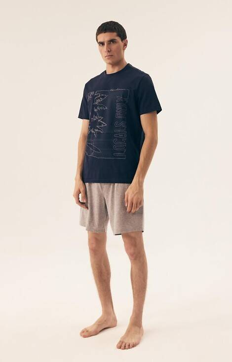 42598 Pijama de surf pentru bărbați Core Henderson - bleumarin