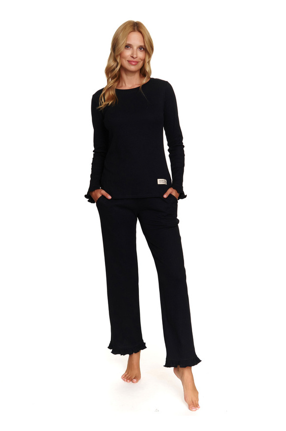 7161 Pijamale de damă Doctor Nap - neagră