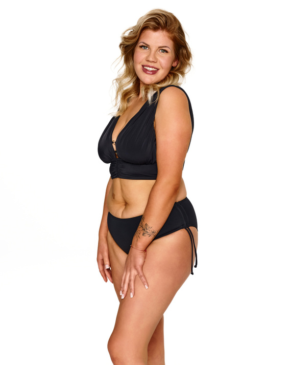 Sutien costum de baie Lupoline Bahama Top Big negru soft