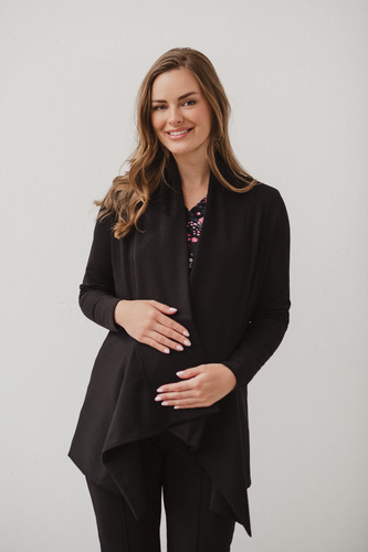 Cardigan de maternitate Mama Wrap Milk&Love negru