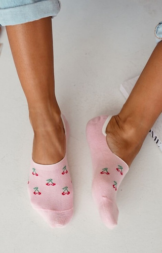 0576-025 Mocasini Małe Cherries Microfoot Milena - roz