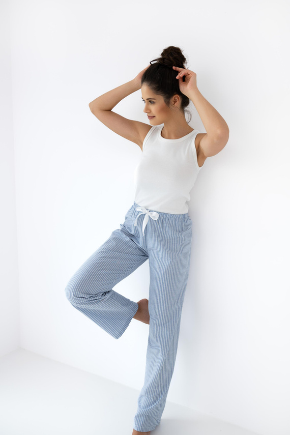 Pijamale Sensis Dagna pentru femei - Albastru crem