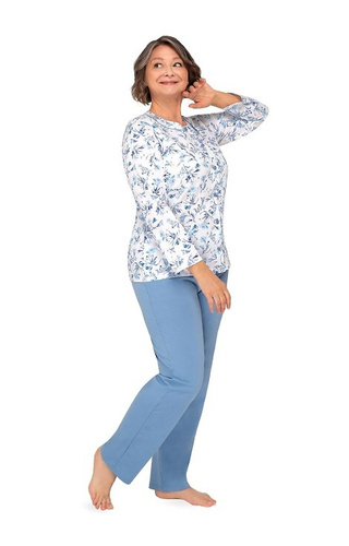 202 pijamale dama Maria III Martel - 29 albastru inchis