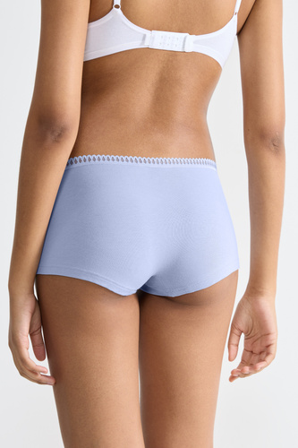 Pantaloni scurți pentru femei GO Crush Short C3P, pachet de 3 Sloggi - V003 albastru