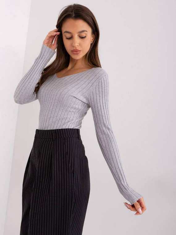 PM-SW-PM1088.25 Pulover de dama Paris - gri deschis