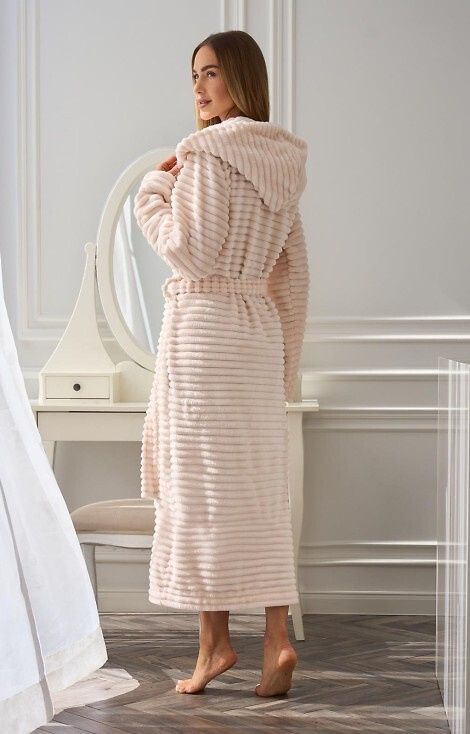 2599 Robin Halat de baie lung pentru femei L&L - caise