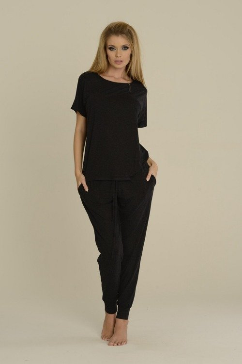 524 Paula Pijama de damă De Lafense - grafit