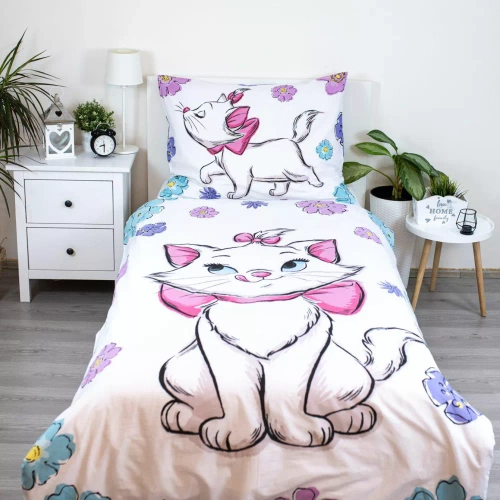 Marie Cat Disney Lenjerie de pat din bumbac | Kitten Lenjerie de pat pentru copii Jerry Fabrics