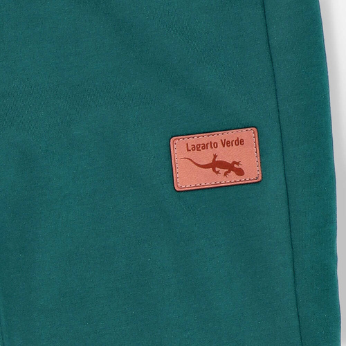 KAR-0040/BUT Pantaloni de trening pentru baieti Lagarto Verde - verde sticla