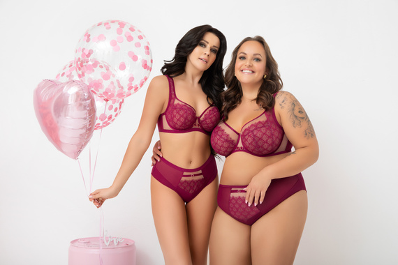 Sutien soft G006 Dayana Gorsenia roz pentru bust mare