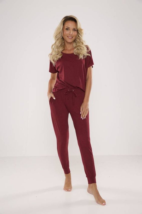 524 Paula Pijama de damă De Lafense - maro