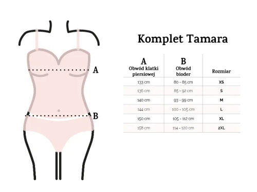 Komplet Dkaren Tamara 3 bumbac bordo cu dantelă, șorturi - bordo