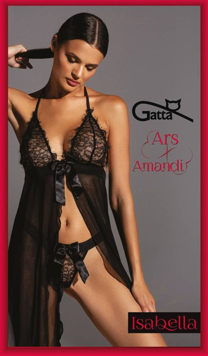 9001 Isabella  Komplet  Ars Amandi  Gatta czarny 