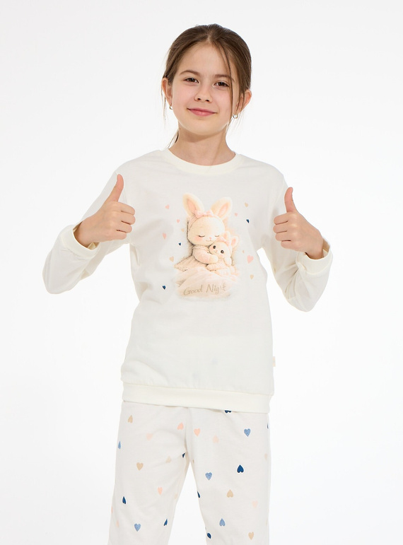 Pijamale pentru fete Cornette 788/122 Kitty bumbac mânecă scurtă pantaloni scurți