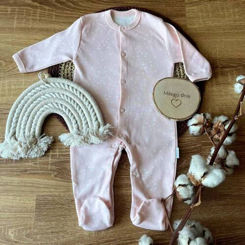 PA14040 Salopeta pentru bebelusi Confetti Mamatti - roz