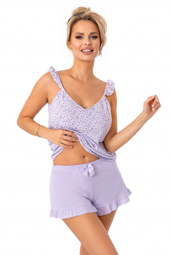Pijamale de dama Fiorella Top Donna - mov