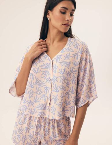 42670 Nadar Henderson Pijamale pentru femei - albastru deschis