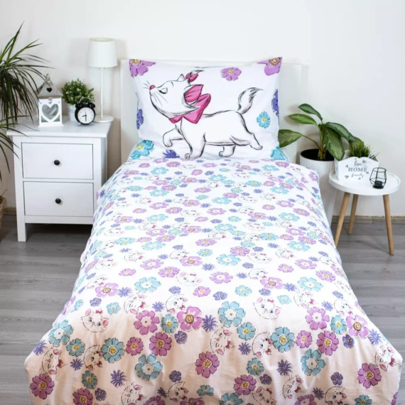 Marie Cat Disney Lenjerie de pat din bumbac | Kitten Lenjerie de pat pentru copii Jerry Fabrics
