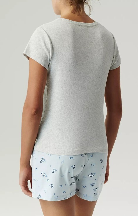 NLP-490/01 ​​Pijama Atlantic pentru femei - albastru