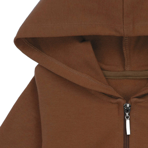 169546 Hanorac Nicol cu gluga - maro