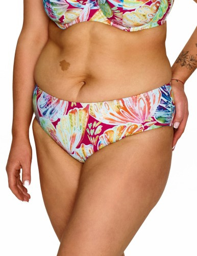 Chiloti bikini Bianca 1 Lupoline – imprimeu colorat și croială confortabilă