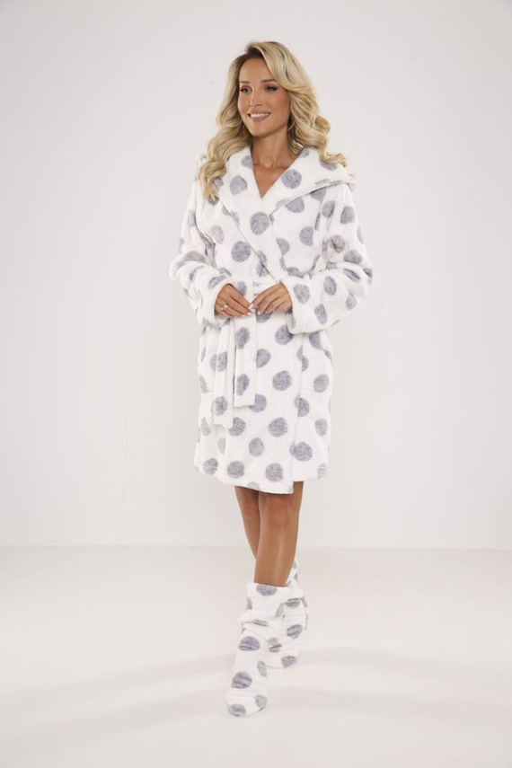 323 Dots Forex halat - ecru