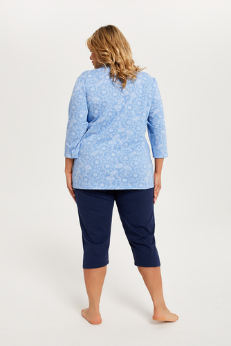 Jomala Pijama pentru femei 3/4 mâneci, 3/4 pantaloni Italian Fashion