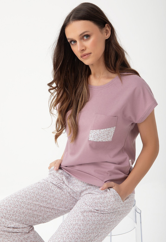 319 pijamale dama Luna - cacao