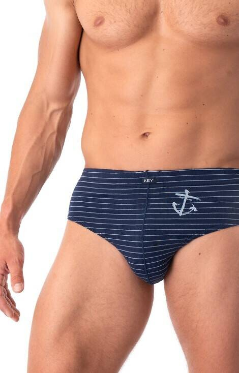 MPP 251 B25 Slip bărbați pachet de 2 Key - gri-albastru marin