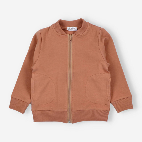 BOB-0006 Hanorac pentru băieți By o Baby maro