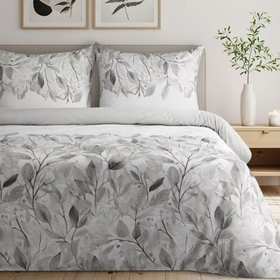 Eurofirany SPRING 63 lenjerie pat 100% bumbac satinat Oeko-Tex