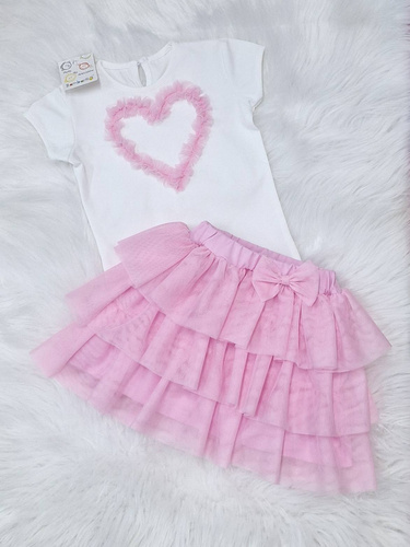 Fusta roz din tul Mia Bambarillo