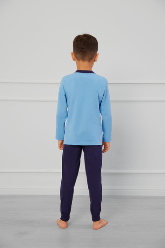 Rex Pijama pentru băieți Italian Fashion - albastru/albastru