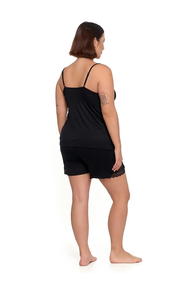 PDD3700-013 Pijama dama Moraj - neagra