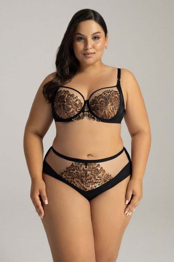 Sutien moale cu suport lateral 2144 Ava Negru