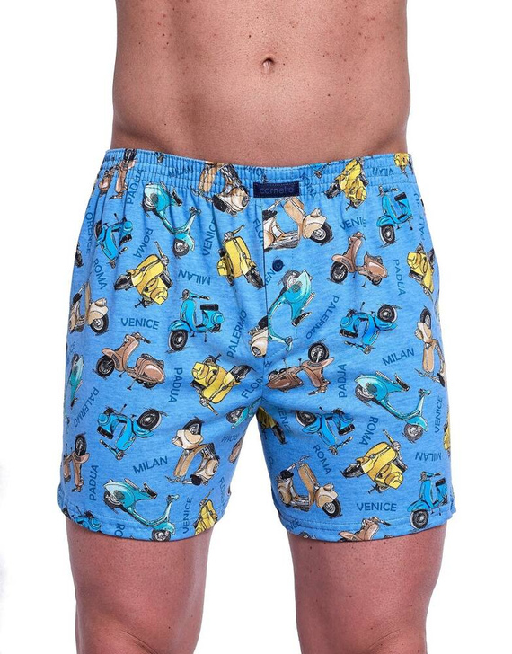 001/172, 011/172 Boxer bărbați Classic Cornette, albastru