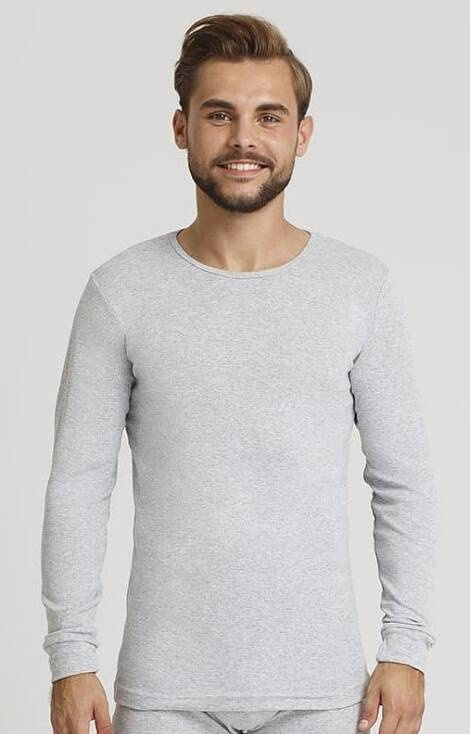 Tricou cu mânecă lungă, gri Gucio