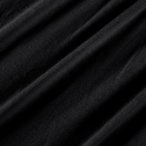 Cearceaf Jersey 4 Eurofirany cu elastic bumbac elastan 190 g/m² negru