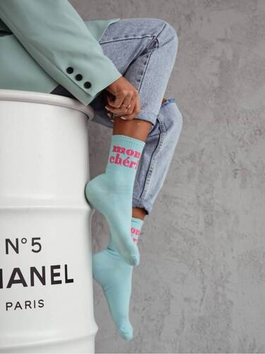 0200-150 Ciorapi dama Mon Cheri Milena - albastru